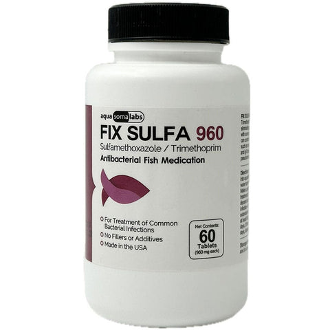 Fix Sulfa (Sulfamethoxazole/ Trimethoprim) Tablets Fish Antibiotics