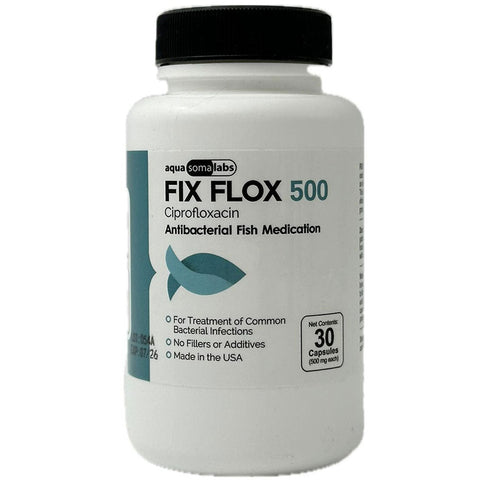 Fix Flox (Ciproflaxcin) Capsules Fish Antibiotics