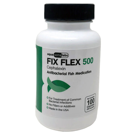 Fix Flex (Cephalexin) Capsules Fish Antibiotics